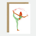 Yoga Rosé - Carte de voeux