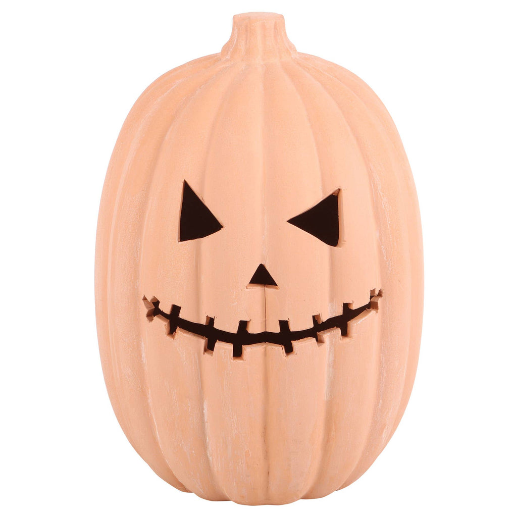 Décoration d'Halloween Citrouille en terre cuite