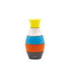 Moulin à épices "Vase" hêtre laqué multicolore petit