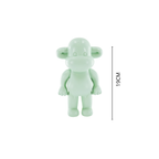 Ornement - Figurine Singe 'La Légende' - Polyrésine - Vert menthe - 11x7x19cm | Designproducten en originele cadeaus