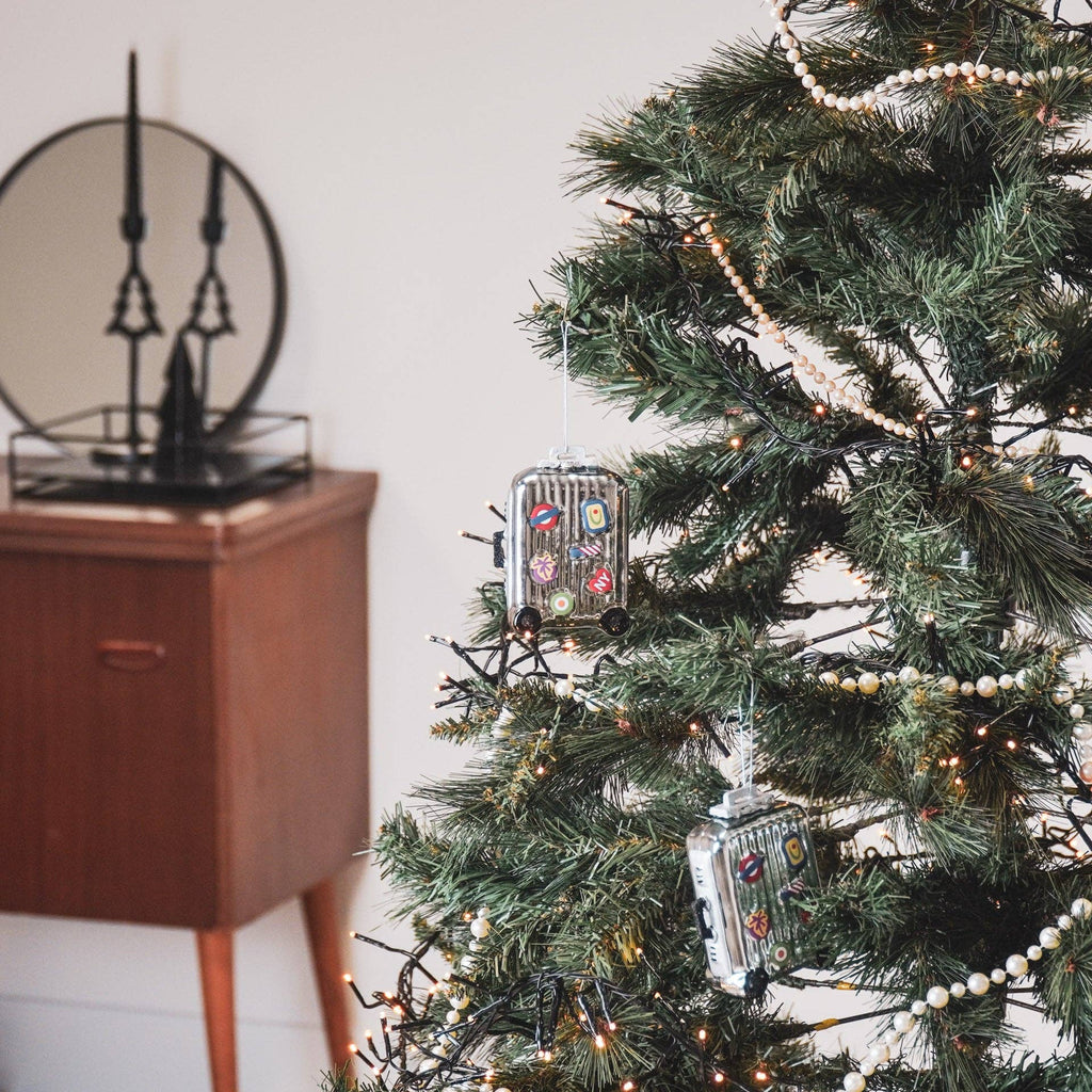 Regalo de diseño – boule de noel valise de voyage 