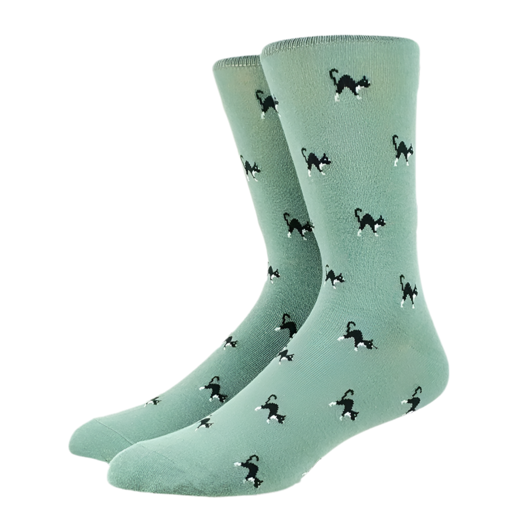 Design-lahja – chaussettes chat noir mrcol