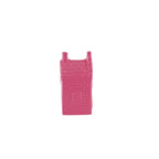Deko-Spardose – Haus – Keramik – Neonpink – 7 x 7 x 13 cm