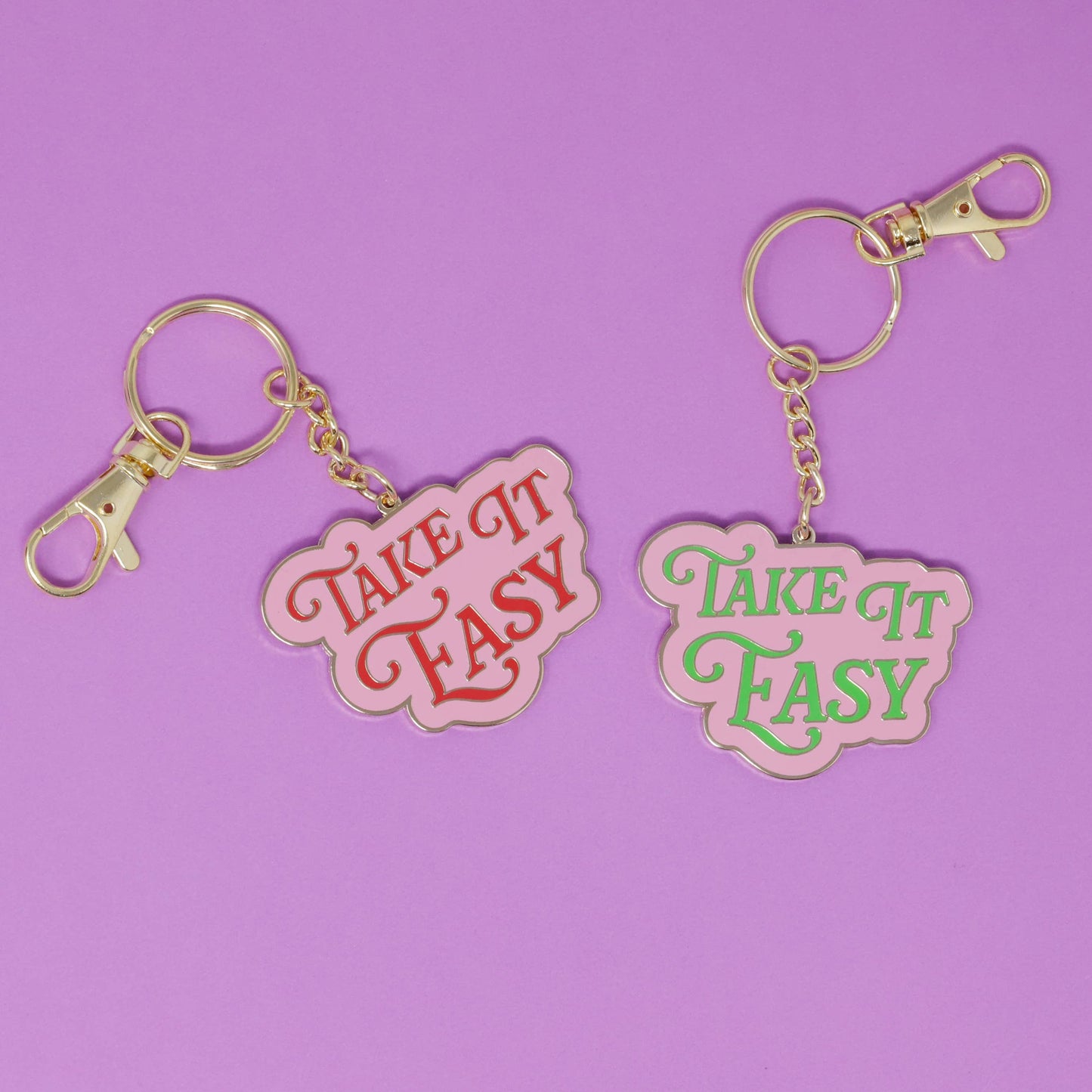 Take It Easy Keychain