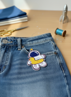 Patch thermocollant Astronaute avec bouée Canard | Designproducten en originele cadeaus