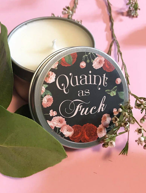 Bougie parfumée Quaint as Fuck | Objetos de diseño y regalos originales