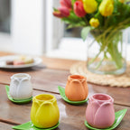 Set de 4 tasses à café Tulip