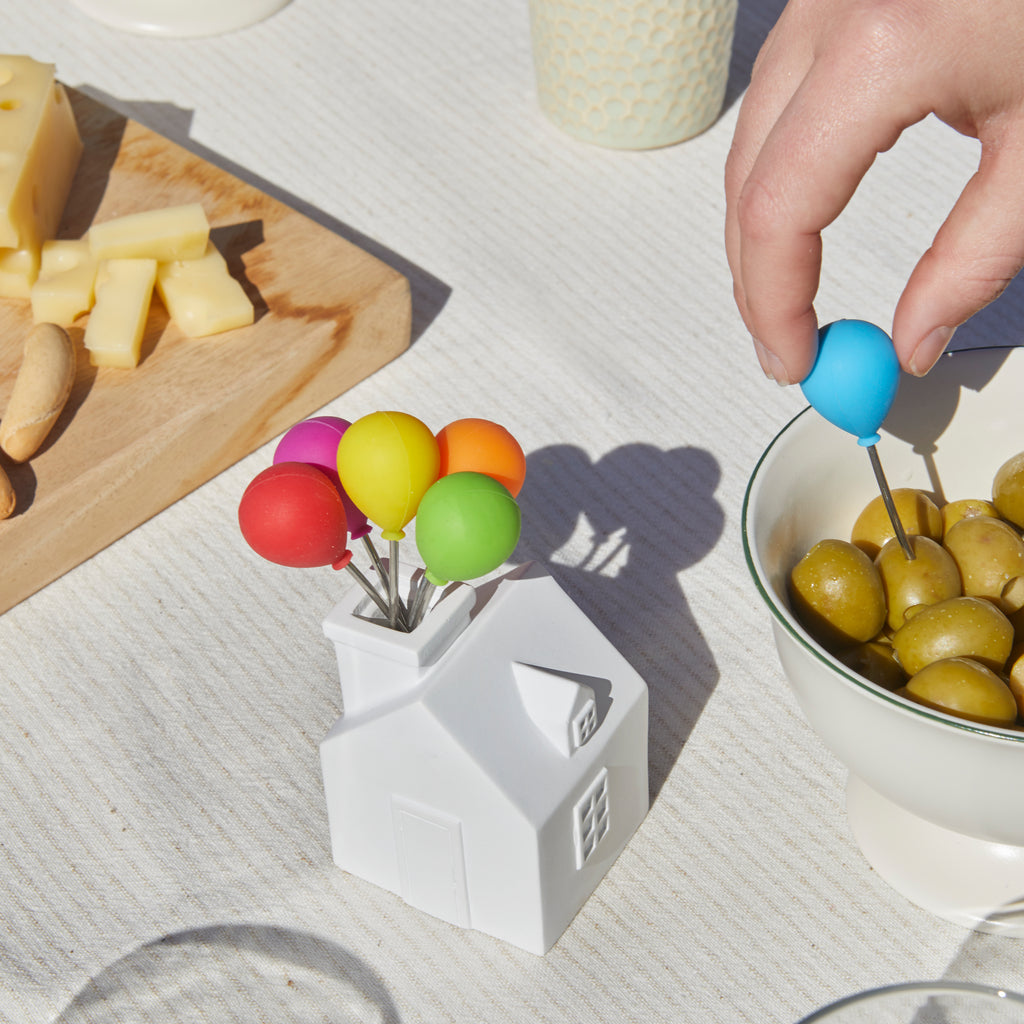 House Balloon Snack Forks