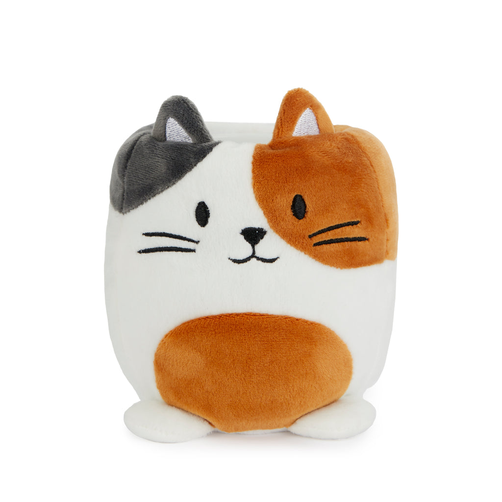 Fluffy Kitty Calico Pencil Holder