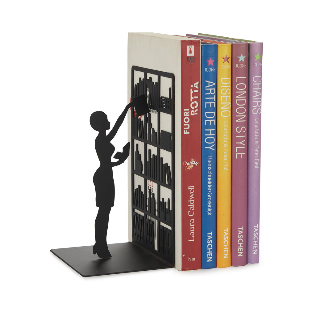 Serre-livres The Library