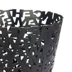 Corbeille à papier Letters
