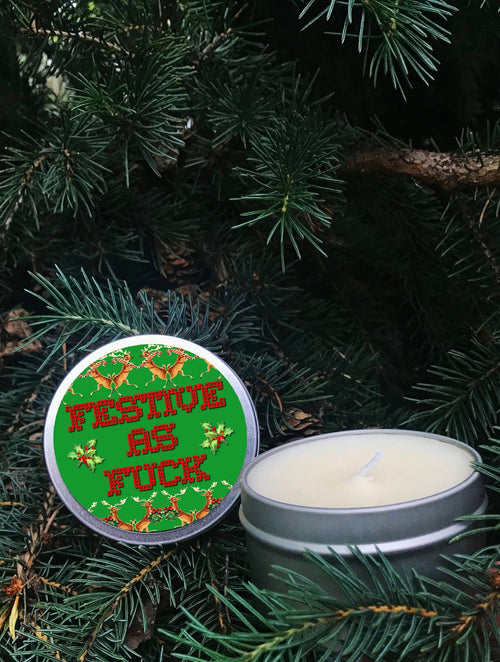 Bougie Parfumée de Noël Festive as Fuck
