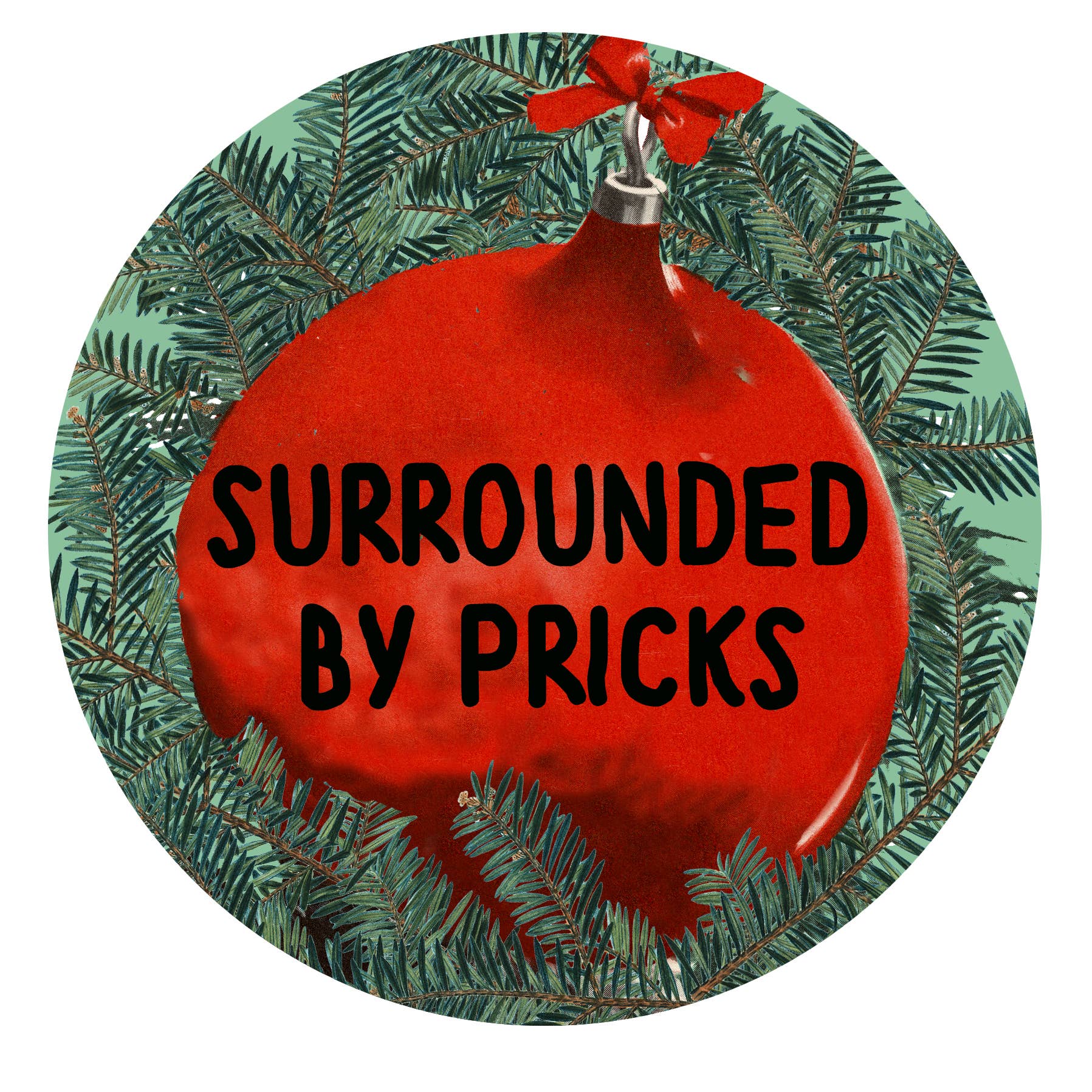 Bougie parfumée de Noël Entouré de Piquants | Designproducten en originele cadeaus