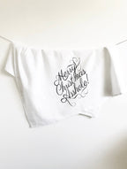 Merry Christmas Asshole Tea Towel