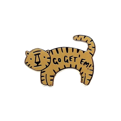 Pin's Tigre "Go Get' Em"
