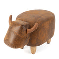 Tabouret La Vache – Similicuir & Bois