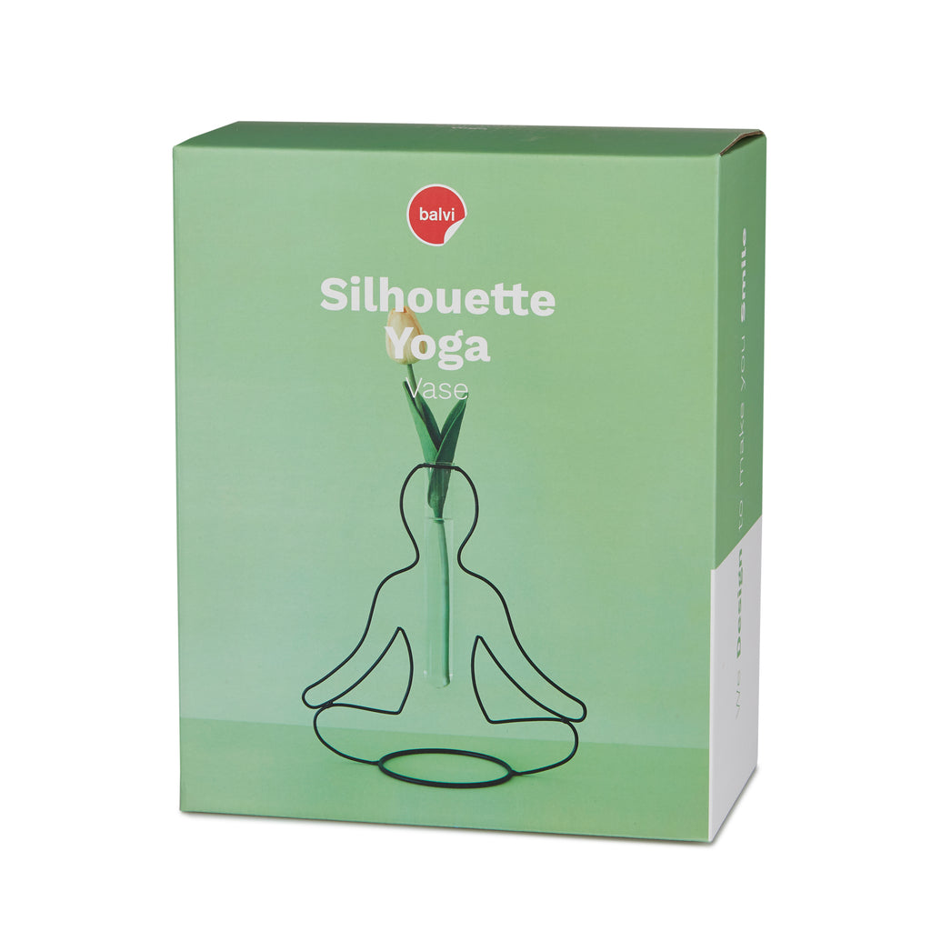 Yoga Silhouette Vase