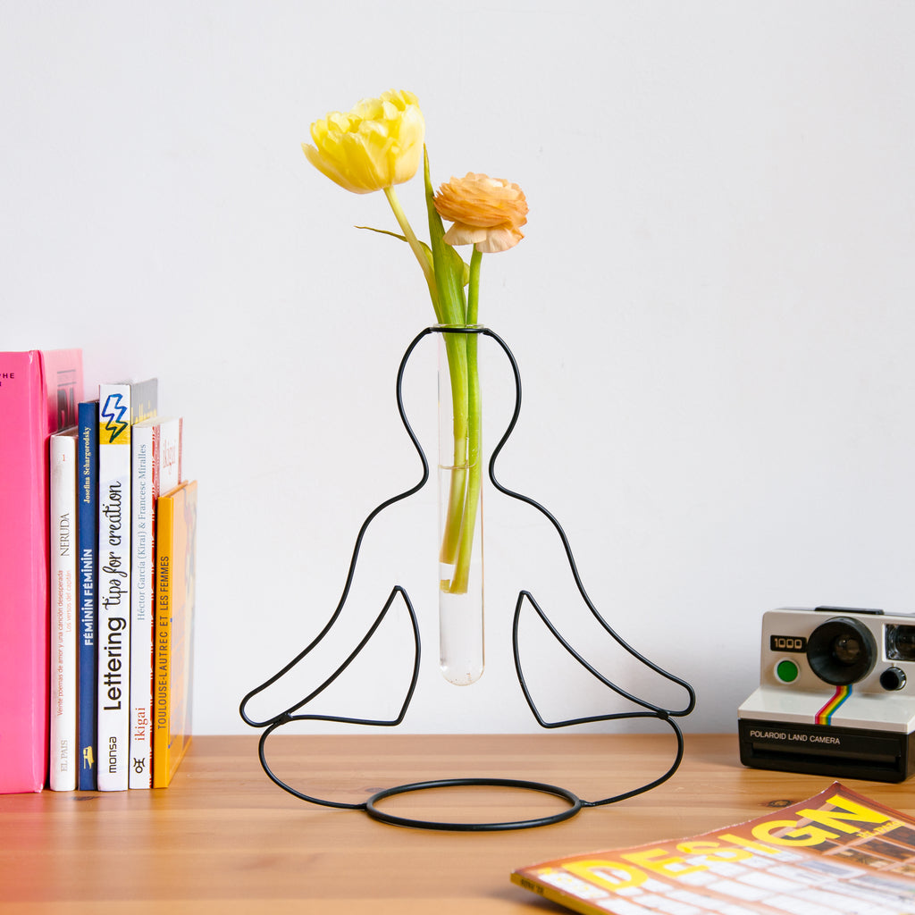 Yoga Silhouette Vase