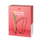 Vase Butterfly Silhouette