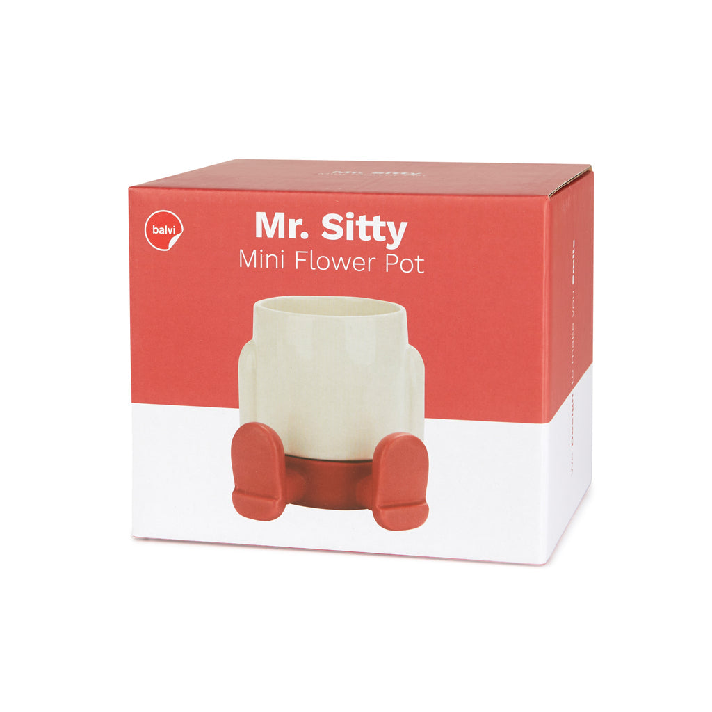 Mr. Sitty Mini Plant Pot