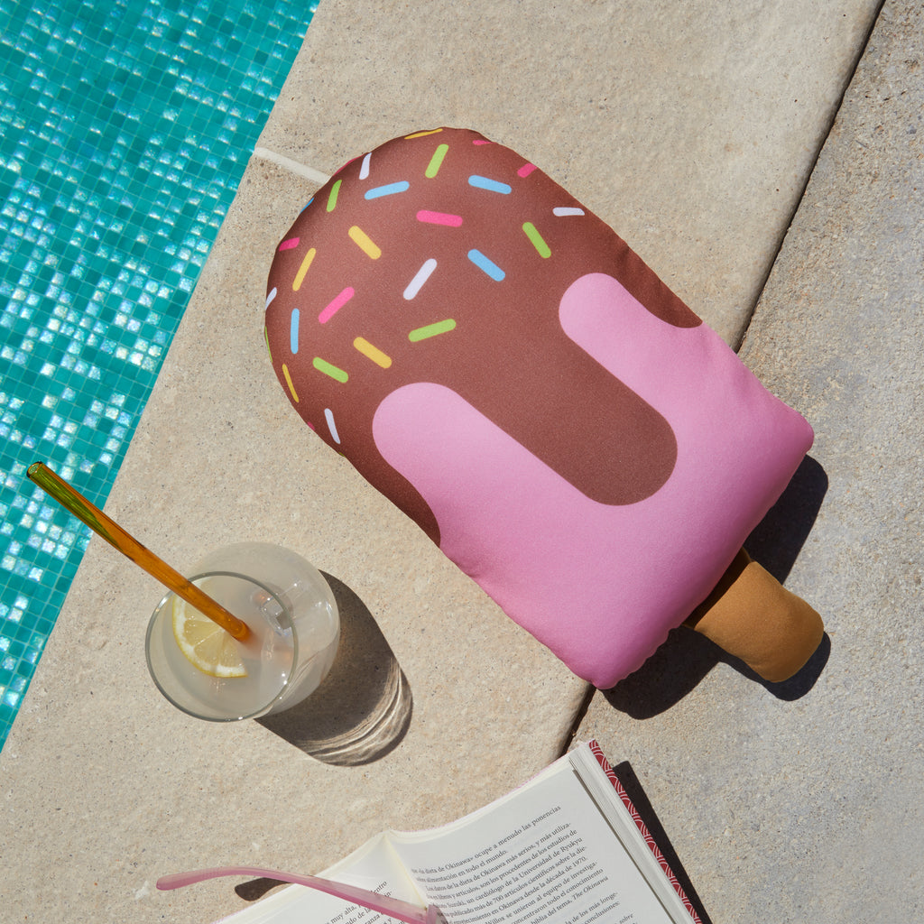Sprinkles Popsicle Beach Cushion