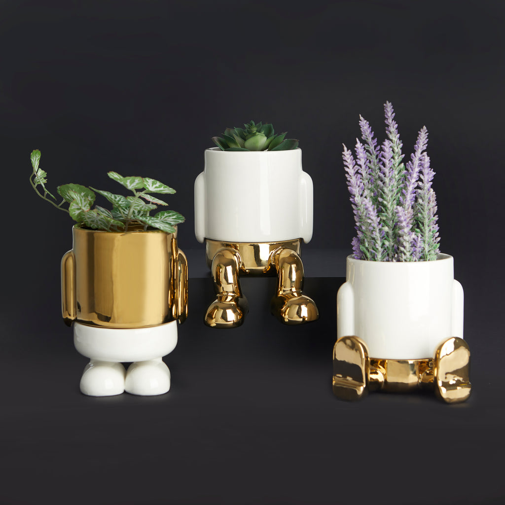 Mr. Sitty Mini Plant Pot