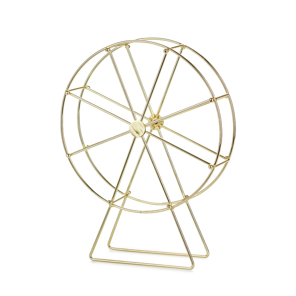 Golden Wheel Jewelry Holder