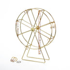 Golden Wheel Jewelry Holder