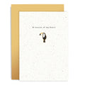 Carte de Vœux avec Pin's "Toucan Of My Heart" | Oggetti di design e regali originali