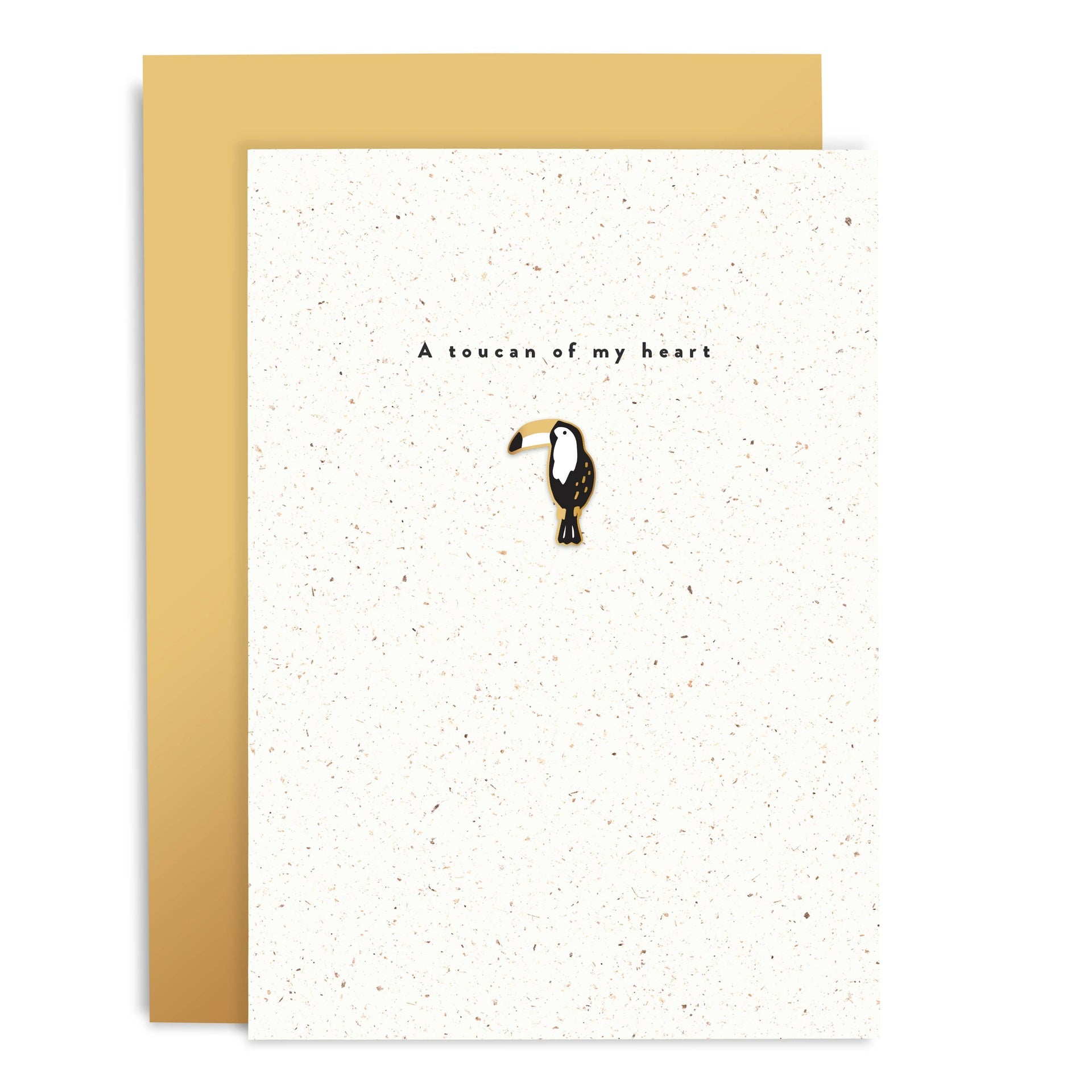 Carte de Vœux avec Pin's "Toucan Of My Heart" | Oggetti di design e regali originali