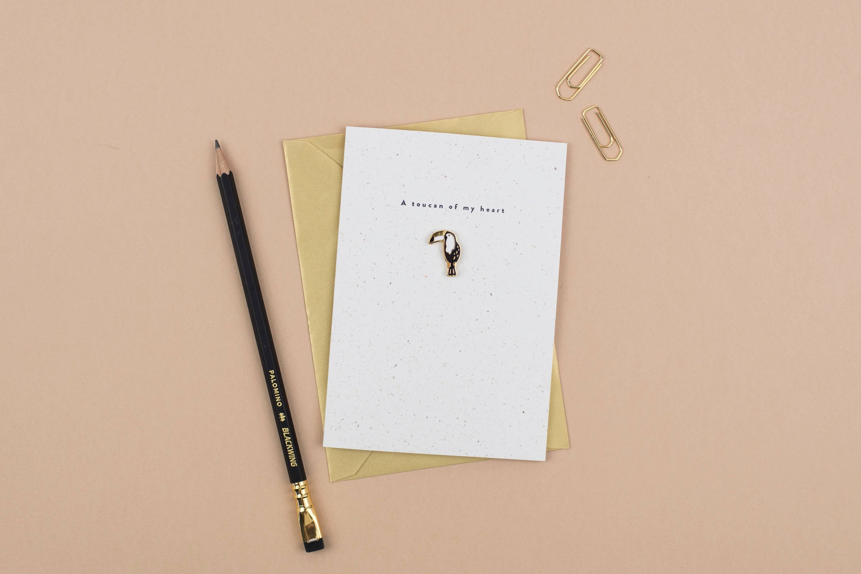 Carte de Vœux avec Pin's "Toucan Of My Heart" | Oggetti di design e regali originali