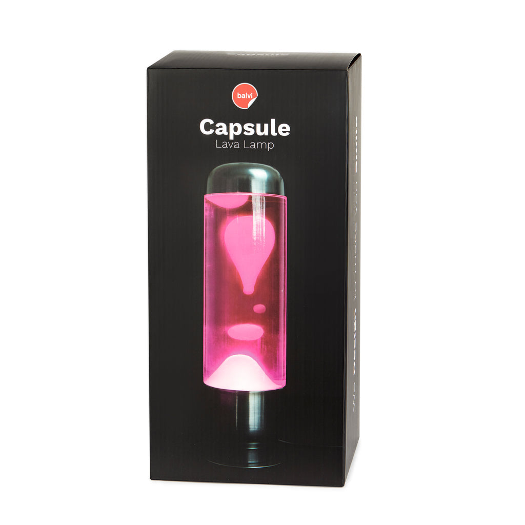 Capsule Lava Lamp - Pink