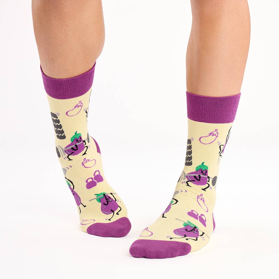 Chaussettes Aubergines Sportives