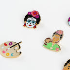 Frida Kahlo Totentag Pin