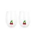 Botanical Cherry Drinking Glasses