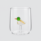 Verre avec Canard Colvert 3D Winkee