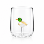 Verre avec Canard Colvert 3D Winkee