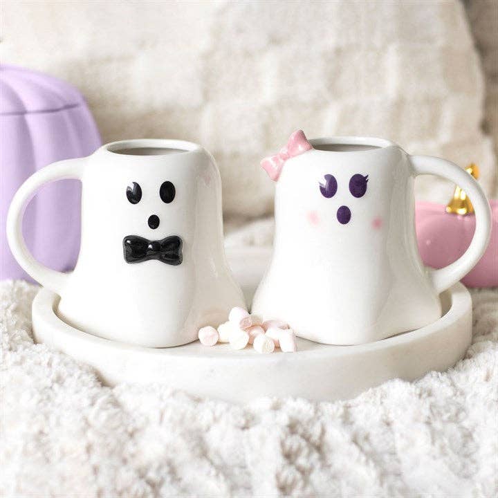 Ensemble de tasses Mr et Mme Fantôme "Boo"