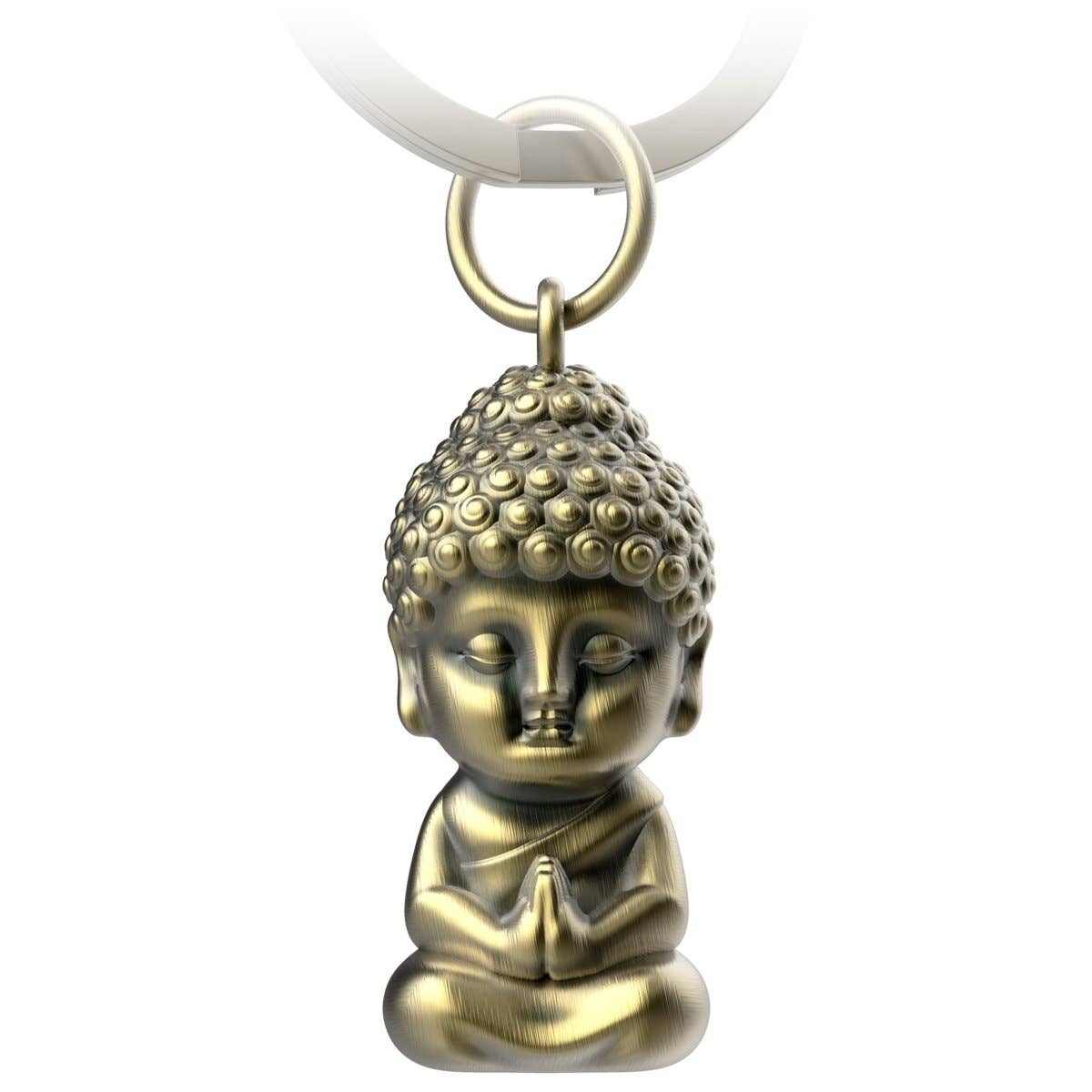 Porte-clés « Karma » Bouddha - Pendentif Bouddha - Mini-porte-bonheur Bouddha - Figurine cadeau Chakra Yoga