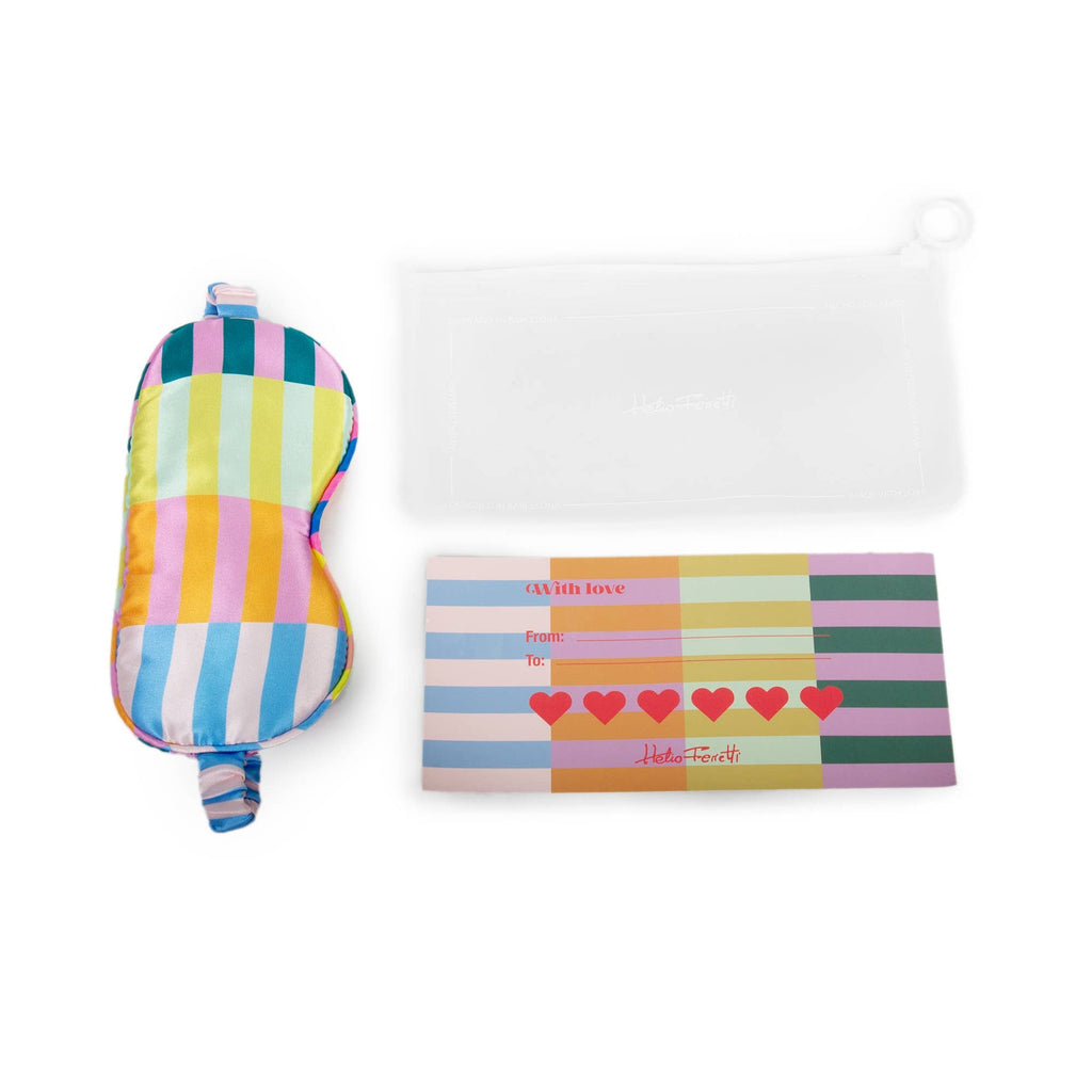 Masque de Sommeil Rayé Multicolore Helio Ferretti Helio Ferretti Vue 3