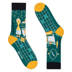 Chaussettes en coton ludiques mi-hautes pour femmes et hommes Patito