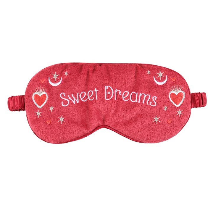 Masque de sommeil en velours Sweet Dreams Saint-Valentin