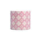 Pot de fleurs en céramique Carreaux - rose géo 11 cm