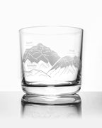 Verres à whisky Montagnes du monde – produit scientifique Cognitive Surplus EU, vue 3