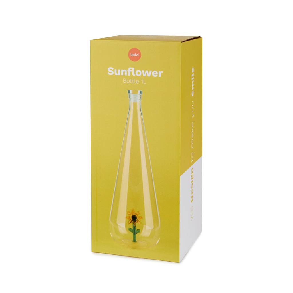 Botanical Sunflower Bottle