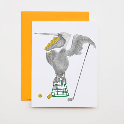 Rally Manonash Carte de note pélican Marron