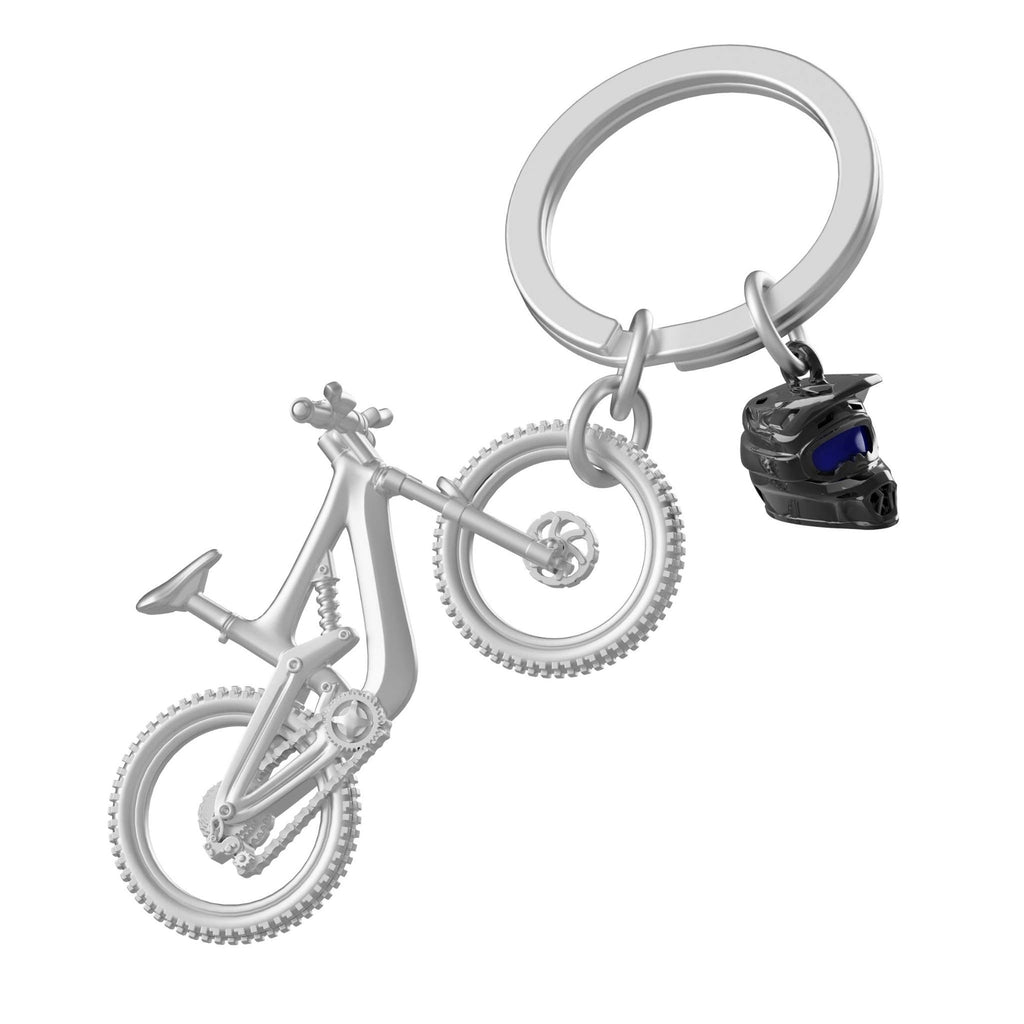 Oggetto regalo di design – porte cles vtt de descente metalmorphose