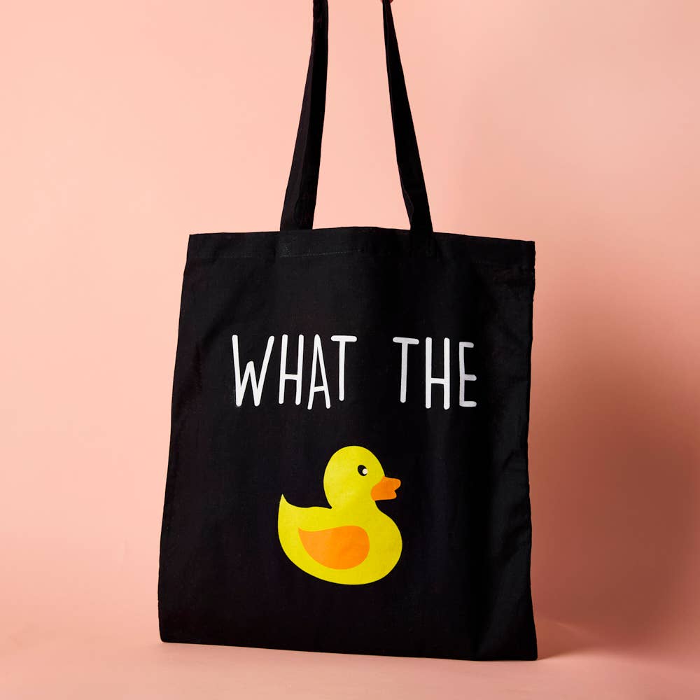 Duck Tote Bag "What The Duck"