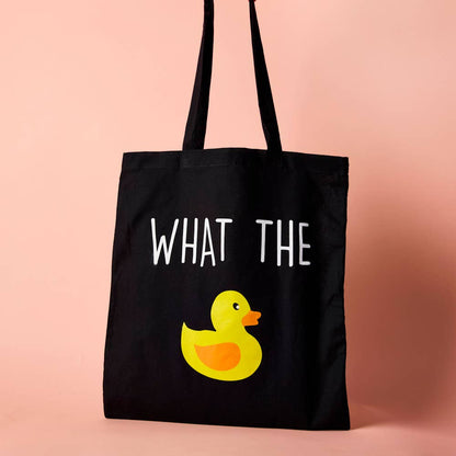 Duck Tote Bag "What The Duck"