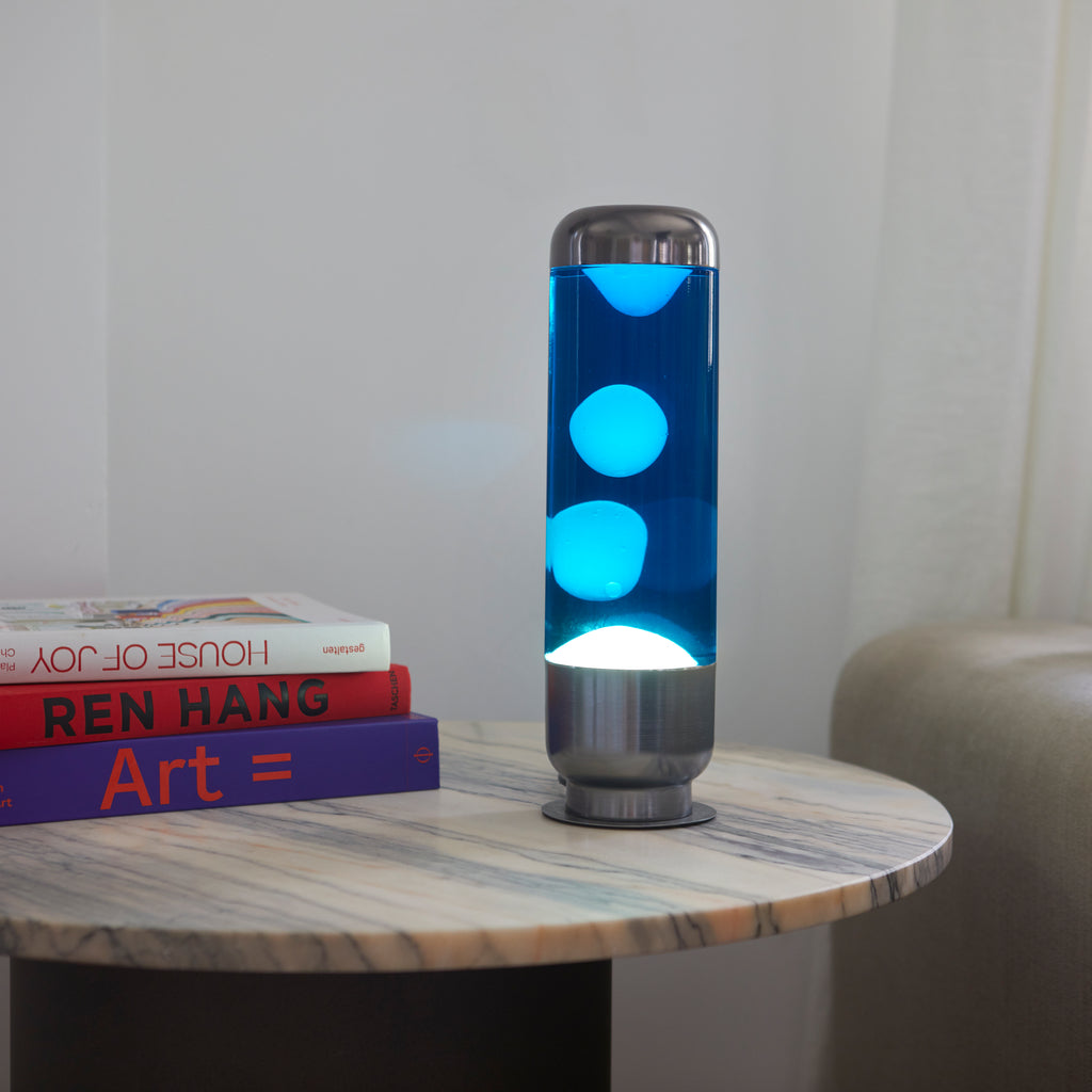 Kapsel-Lava-Lampe - Blau